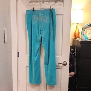 BNWT Juicy Couture Track Pants in Bermuda Sky Blue